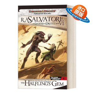魔坠 Halfling Legend Gem 英文原版 Drizzt 半身人 小说 冰风谷三部曲3 崔斯特传奇 龙与地下城 进口英语书 英文版 The