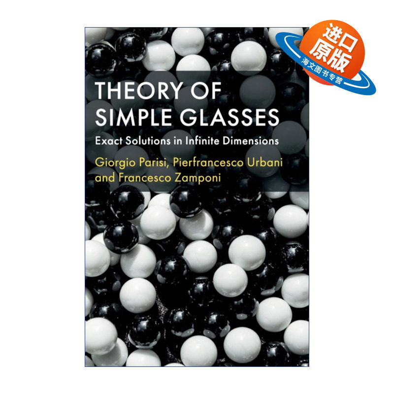 英文原版 Theory of Simple Glasses 简单眼镜理论 无限维度的精确解决方案 精装 英文版 进口英语原版书籍