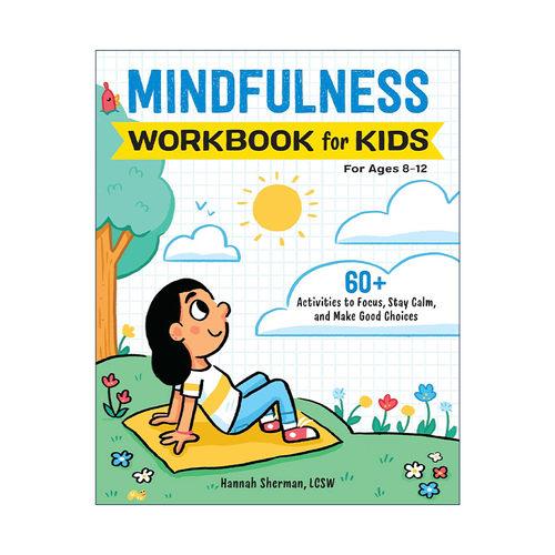 英文原版 Mindfulness Workbook for Kids 儿童正念练习册 60多个趣味活动 提升专注力 情绪管理 英文版 进口英语原版书籍