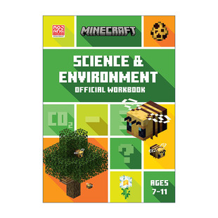 英文原版 Minecraft Education STEM Science and Environment Official Workbook 我的世界英国小学科学与环境练习册7-11岁