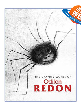 英文原版 The Graphic Works of Odilon Redon 奥迪隆·雷东版画作品集 绘画艺术画册 英文版 进口英语原版书籍