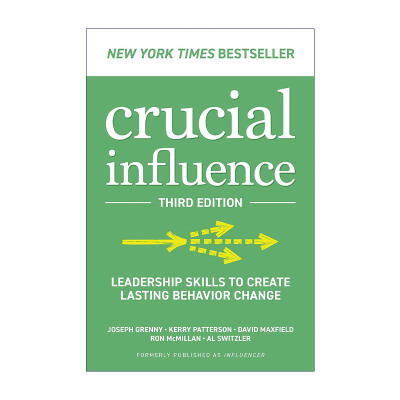 英文原版 Crucial Influence 关键影响 领导技能创造持久的行为改变 第3版 英文版 进口英语原版书籍