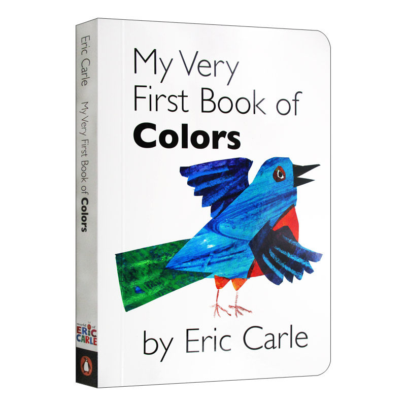 原版英文绘本my very first book of eric carle卡尔爷爷8册 上下翻页