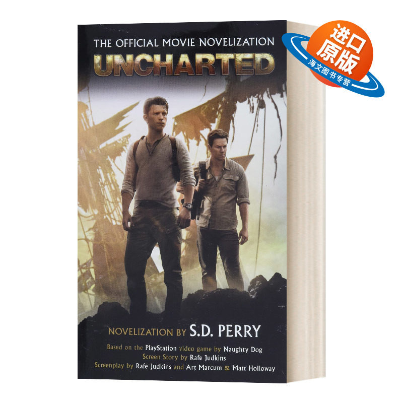 英文原版小说 Uncharted  The Official Movie Novelization 神秘海域 官方电影小说 英文版 进口英语原版书籍