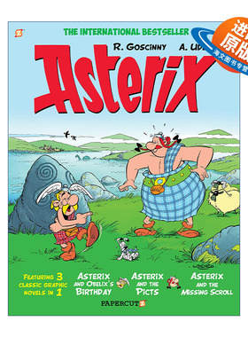 英文原版 Asterix Omnibus Vol.9 高卢英雄历险记 25-27 合订本 卷九 英文版 进口英语原版书籍