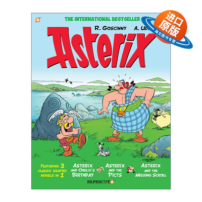 英文原版 Asterix Omnibus Vol.9 高卢英雄历险记 25-27 合订本 卷九 英文版 进口英语原版书籍