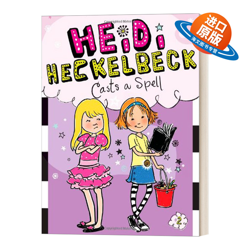 英文原版 Heidi Heckelbeck Casts a Spell 小女巫海蒂#2 英文版 进口英语原版书籍