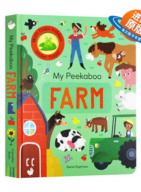 英文原版 My Peekaboo Farm 翻翻书 农场 幼儿英语启蒙书籍 英文版