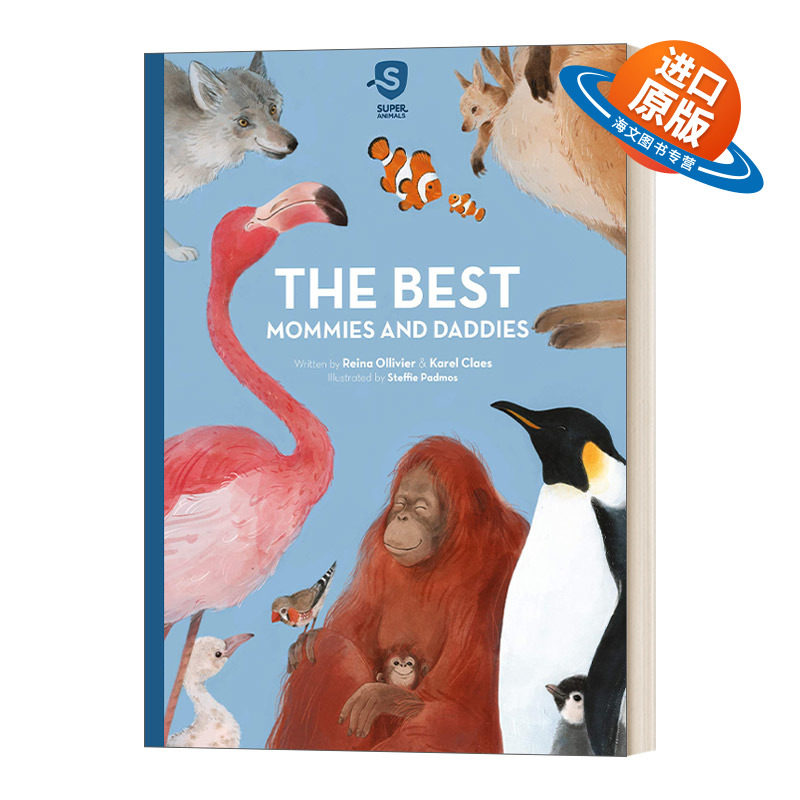 英文原版 The Best Mommies and Daddies Super Animals 2 超级动物2 世界上至好的父母 儿童精装生物学科普绘本 英文版 进口书籍