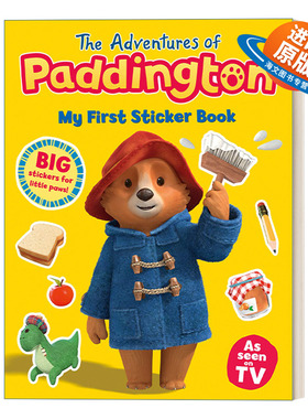 英文原版 The Adventures of Paddington My First Sticker Book 帕丁顿熊大冒险 我的第一本贴纸书 英文版 进口英语原版书籍