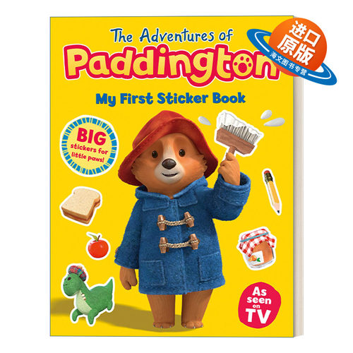 英文原版 The Adventures of Paddington My First Sticker Book 帕丁顿熊大冒险 我的第一本贴纸书 英文版 进口英语原版书籍