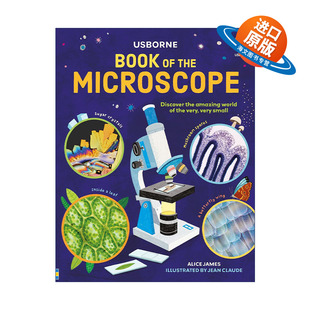 英文原版 Usborne Book of the Microscope 显微镜的世界 尤斯伯恩儿童科普百科读物精装 英文版 进口英语原版书籍