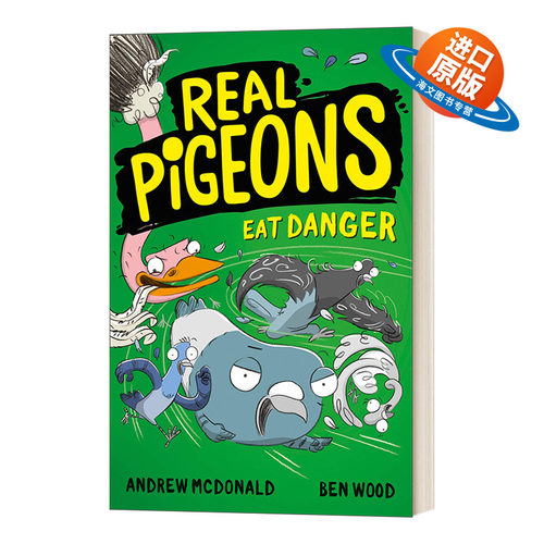 英文原版 Real Pigeons Eat Danger 真正的鸽子系列 吃的是危险 英文版 进口英语原版书籍儿童外文书