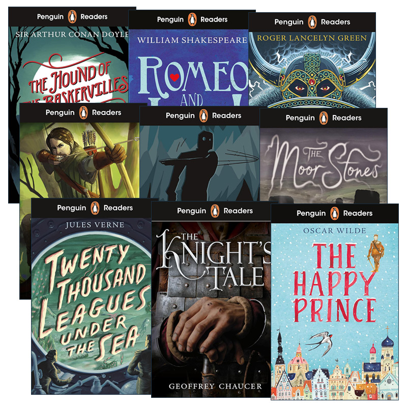 英文原版 Penguin Readers Starter Level 企鹅英语分级阅读入门级9册 ELT Graded Reader 骑士故事 英文版 进口英语原版书籍