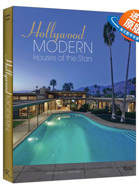 英文原版 精装 Hollywood Modern Houses of the Stars 好莱坞现代 明星之家 Glamour风格室内设计 精装 英文版 进口英语原版书籍