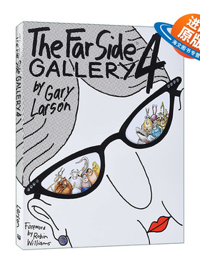 英文原版 The Far Side Gallery 4 远端画廊4 漫画集 黑色幽默 盖里拉森 英文版 进口英语原版书籍