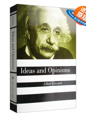 英文原版 Ideas And Opinions 想法和意见 爱因斯坦 Albert Einstein 英文版