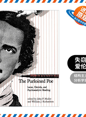 英文原版 The Purloined Poe 失窃的爱伦坡 拉康 德里达与精神分析读物 John P. Muller 英文版 进口英语原版书籍