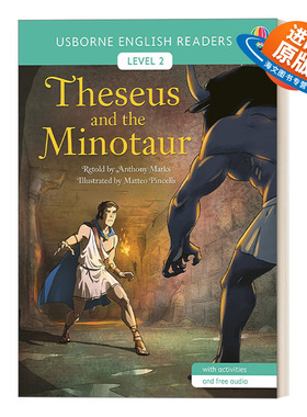英文原版 English Readers Level 2-Theseus and the Minotaur 分级阅读2 忒修斯和牛头怪 英文版 进口英语原版书籍