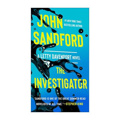 英文原版 The Investigator Letty Davenport 01 调查者 惊悚悬疑小说 普利策奖得主John Sandford 英文版 进口英语原版书籍