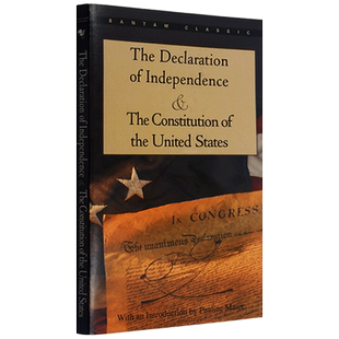 正版现货 The Declaration of Independence and The Constitution of the United States 独立宣言与美国宪法 英文版美国历史书籍