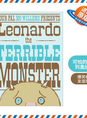 英文原版 Leonardo the Terrible Monster 可怕的怪物列奥纳多 精装爆笑校园友谊故事Elephan 英文版 进口英语原版书籍