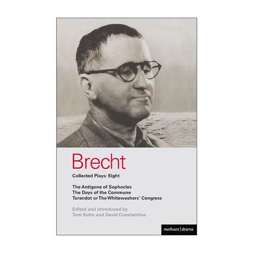 英文原版 Brecht Plays 8 布莱希特戏剧选集8 索福克勒斯的安提戈涅 公社时代 图兰朵 英文版 进口英语原版书籍