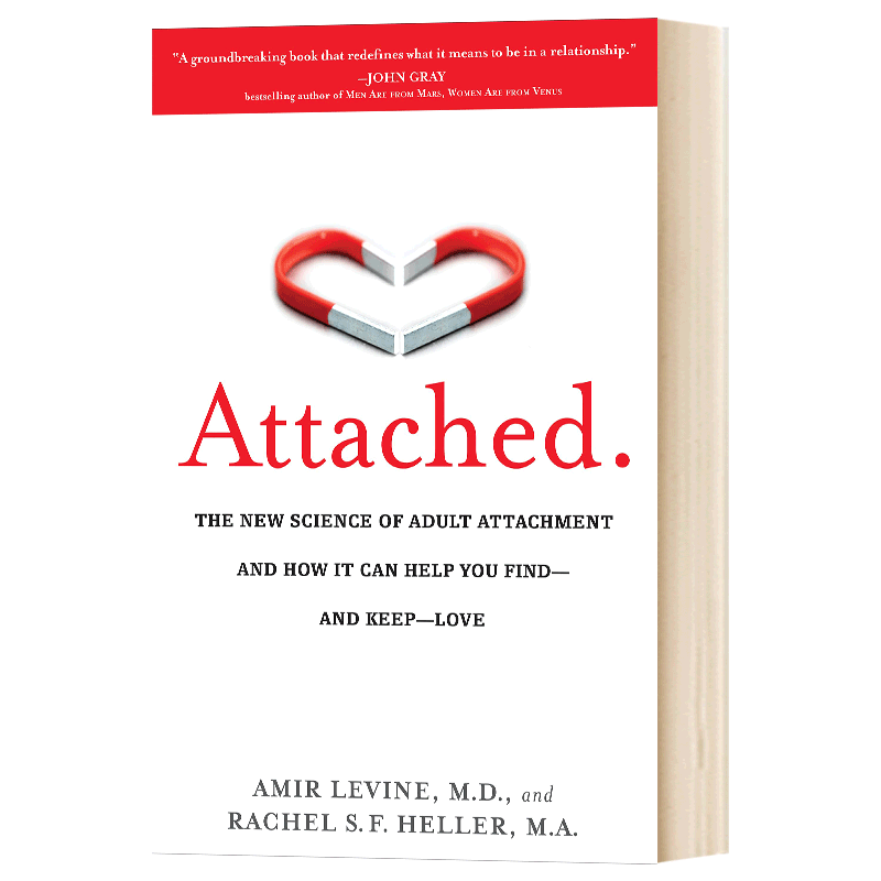 英文原版 Attached 关系的重建 读懂恋人心 如何在未知中相爱 在懂得后相守 阿米尔•莱文 英文版 原版进口全英语书籍