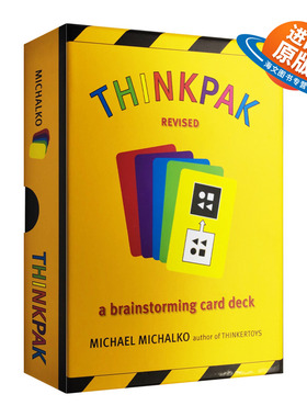 英文原版 Thinkpak A Brainstorming Card Deck 头脑风暴卡片 Michael Michalko 米哈尔科商业创意全攻略配套 英文版 进口英语书籍