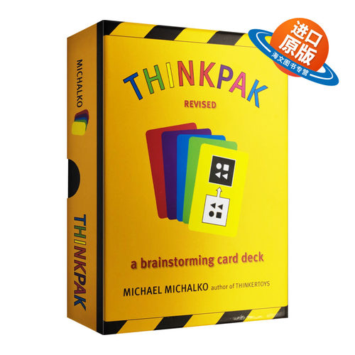 英文原版 Thinkpak A Brainstorming Card Deck 头脑风暴卡片 Michael Michalko 米哈尔科商业创意全攻略配套 英文版 进口英语书籍