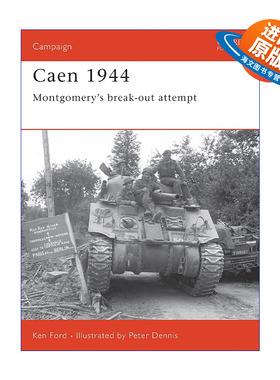 英文原版 Caen 1944 二战1944卡昂战役 战争历史系列 英文版 进口英语原版书籍