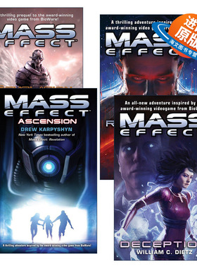 英文原版 Mass Effect 质量效应系列4册 科幻冒险小说 William C. Dietz Drew Karpyshyn 英文版 进口英语原版书籍