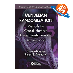 英文原版 Mendelian Randomization 孟德尔随机化 使用遗传变体进行因果推理的方法 第2版 英文版 进口英语原版书籍