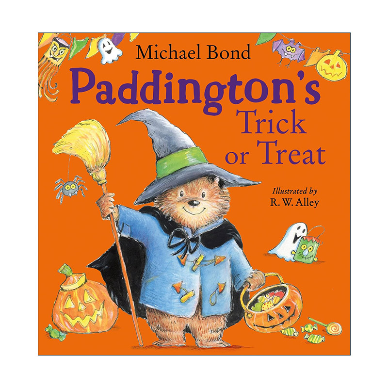 英文原版 Paddington's Trick Or Treat 帕丁顿熊的万圣节 不给糖就捣蛋 精装彩色插画绘本 英文版 进口英语原版书籍