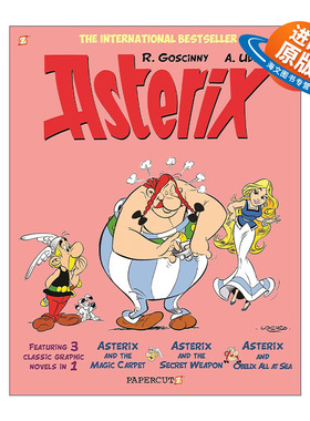 英文原版 Asterix Omnibus Vol.10 高卢英雄历险记 28-30 合订 卷十 英文版 进口英语原版书籍