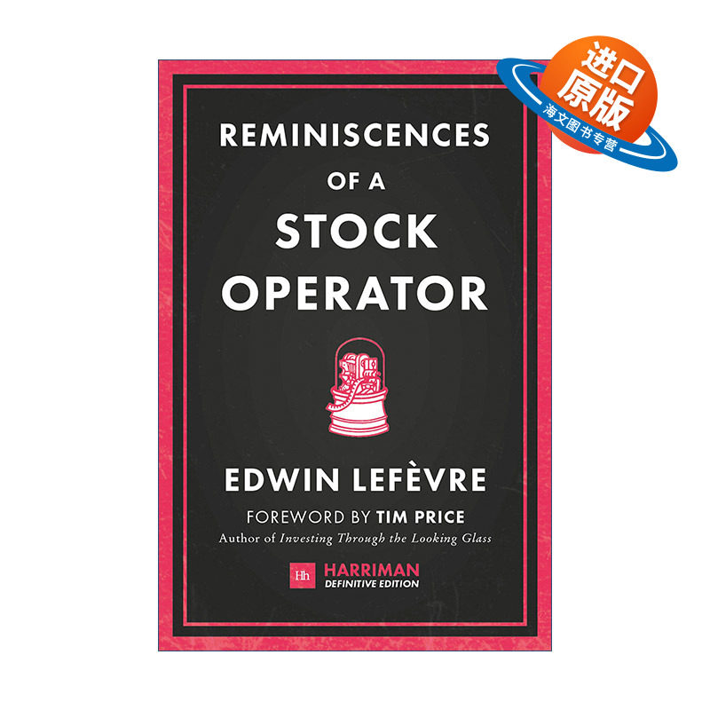 英文原版 Reminiscences of a Stock Operator 传奇的股票市场投机者杰西利弗莫尔的生活 精装 进口英语书籍