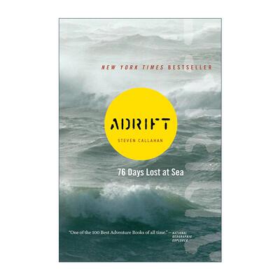 英文原版 Adrift Adrift 漂流 一个人在海上的76天 英文版 进口英语原版书籍