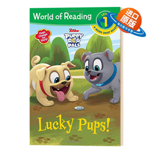 Pals Reader World Lucky Dog Reading 迪士尼儿童绘本分级读物1 Swap Pups 英文版 Puppy Word 英文原版 Level