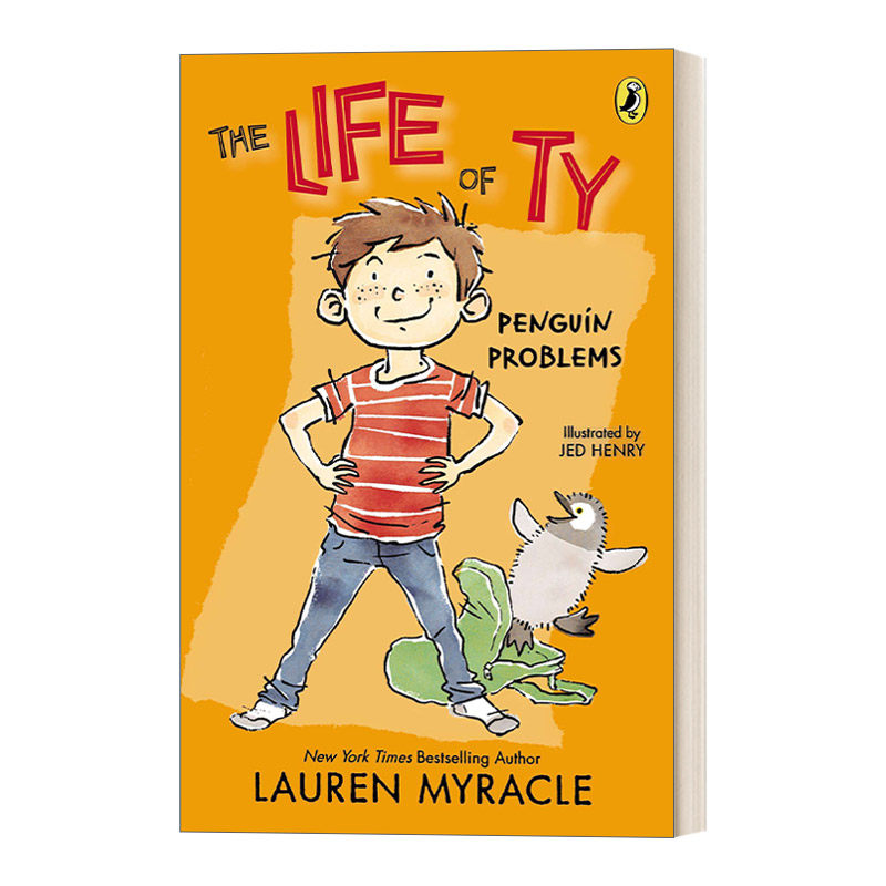 英文原版 penguin problems ty的故事系列1 青少年友谊主题校园章节书