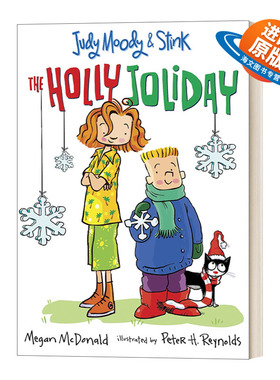 英文原版 Judy Moody and Stink The Holly Joliday 稀奇古怪小朱迪系列 冬青节 儿童英语桥梁章节书 英文版 进口英语原版书籍