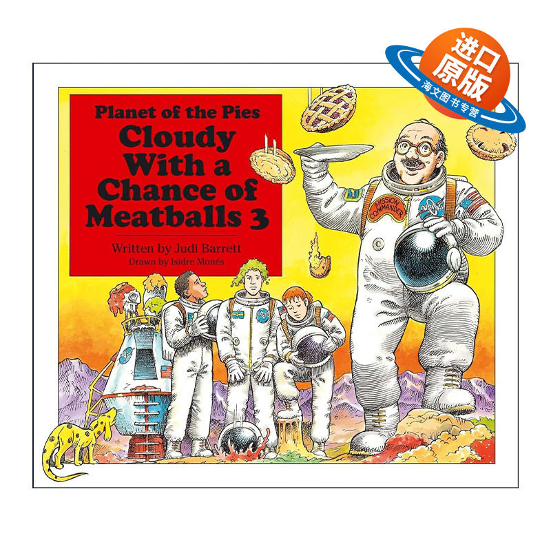 英文原版 Cloudy With a Chance of Meatballs 派星球 阴天有时下肉丸3 精装图画书 英文版 进口英语原版书籍