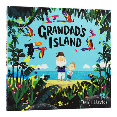 爷爷的天堂岛 英文原版 Grandad's Island Benji Davies插画绘本 教孩子理解亲人的逝去 精装 英文版进口原版英语书籍儿童外文书