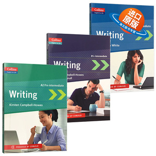 中高级 英文原版 Writing 生活英语写作3本组套 写作指导工具书 进口原版 for 剑桥三级FCE考试 English 书籍 Life 英文版 初级中级