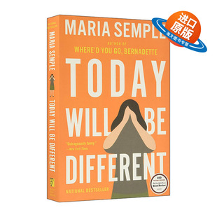 英文原版 Today Will Be Different 今天将会不一样 伯纳黛特你去了哪作者 英文版 进口英语原版书籍