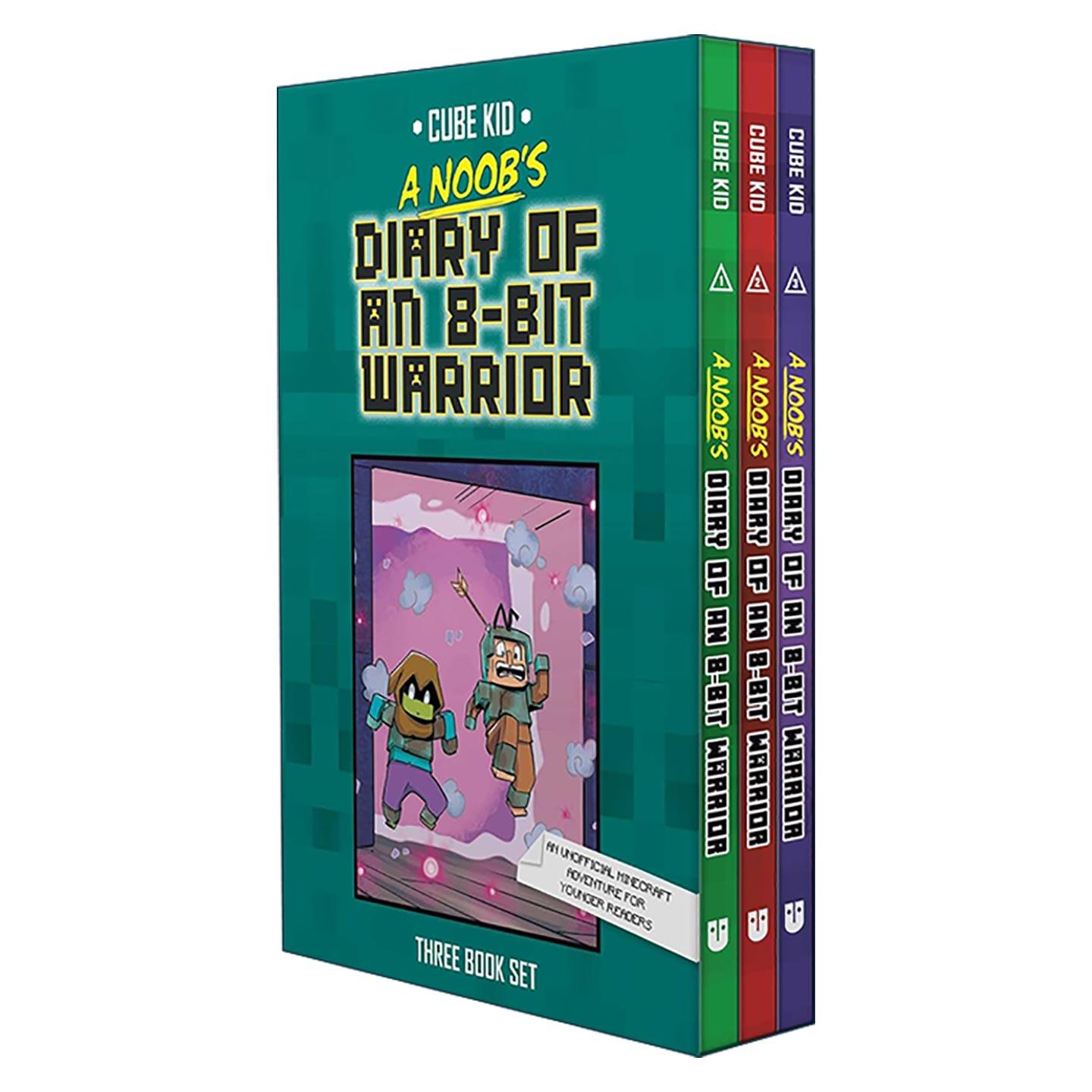 英文原版 Noob's Diary Of An 8-Bit Warrior Box Set 英雄史蒂夫战士新手日记3册盒装 英文版 进口英语原版书籍