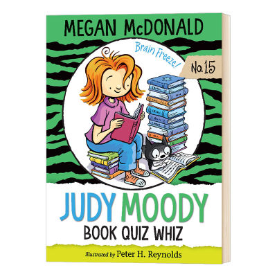 稀奇古怪小朱迪15 英文原版 Judy Moody Book Quiz Whiz 英文版儿童桥梁章节书 进口原版英语课外阅读书籍 Megan McDonald