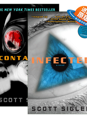 英文原版 Infected 感染系列2册 科幻惊悚恐怖小说 Scott Sigler 感染 传染 英文版 进口英语原版书籍