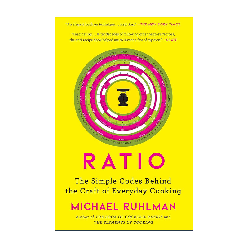 英文原版 Ratio 日常烹饪技艺背后的简单法则 英文版 进口英语原版书籍