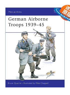 英文原版 German Airborne Troops 1939–45 二战德军空降部队 历史上的军队系列 英文版 进口英语原版书籍