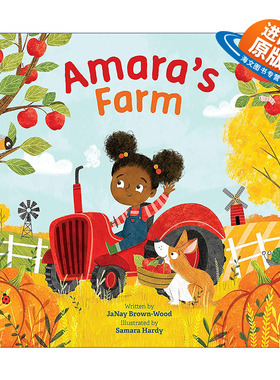 英文原版 Amara's Farm Where In the Garden 阿玛拉的农场 花园在哪里系列 儿童科普百科精装绘本 Samara Hardy 进口英语原版书籍